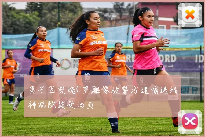 男子因焚烧C罗雕像被警方逮捕送精神病院接受治疗
